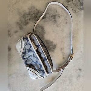 Coach Denim Blue Belt Bag
